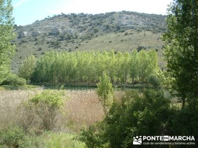 Monumento Natural de la Sierra de la Pela y Laguna de Somolinos; consejos senderismo; pozas de la pe